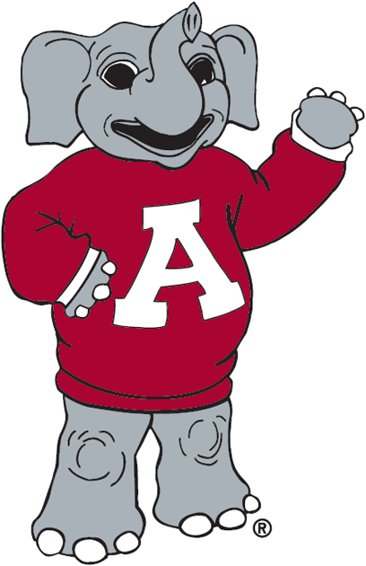 Alabama Crimson Tide 0-2000 Mascot Logo iron on transfers for clothing